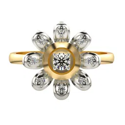 VALANOVA Women Yellow Ring Diamond-picture-19