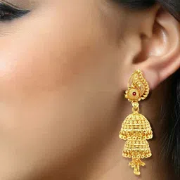 VIVASTRI Women Gold-Plated Alloy Earrings-picture-20