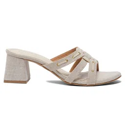 ERIDANI Textured Block Sandals image 5