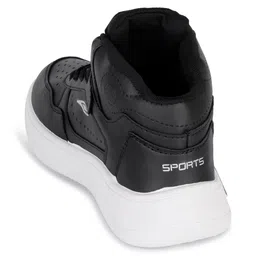 DRACKFOOT Men Textured Round Toe Lace-Ups Mid-Top Sneakers image 5