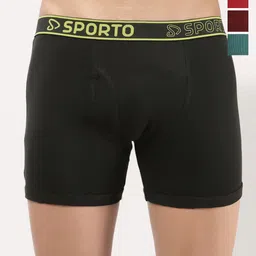 Sporto by Macho Men Pack Of 4 Short Trunks-picture-25