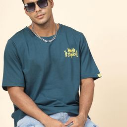 Metronaut Typography Printed Oversized Pure Cotton T-shirt-picture-42