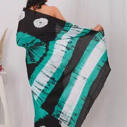 Dastkar Pure Cotton Block Print Saree image 2