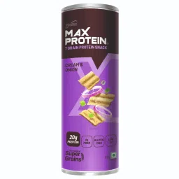 RiteBite Max Protein Cream & Onion Protein Chips, Pack of 3 - 120 g image 2