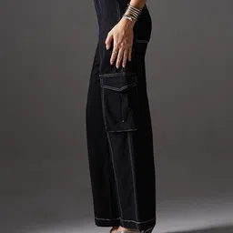 Miss Chase Women Wide Leg High-Rise Low Distress Stretchable Jeans-image-71