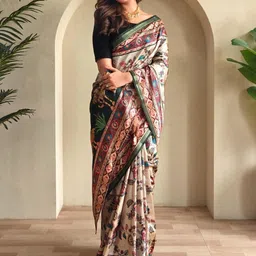 Mameraa Ethnic Motifs Art Silk Designer Saree-picture-34