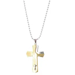 SANAA CREATIONS Silver-Plated Contemporary Pendant with Chain-picture-20