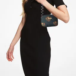BANDICOOT Embellished Structured Sling Bag with Applique image 3