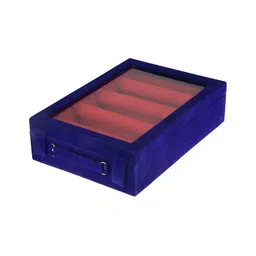 RUBOXA Blue Set of 1 Reusable Jewellery Organiser Organisers-image-29