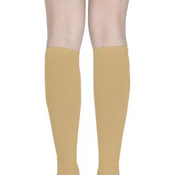 MUKHAKSH Unisex Beige Socks image 2