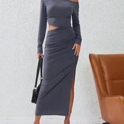 StyleCast One-Shoulder Sheath Maxi Dress-image-42