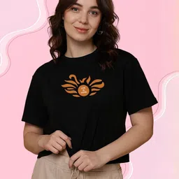 Friskers Women Printed T-shirt-image-92