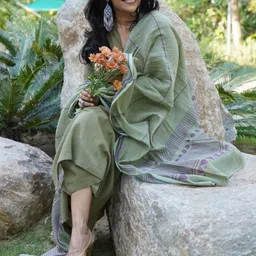 AG TEXTILE Women Regular Kurta with Trousers & With Dupatta image 3