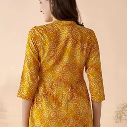 Anouk Women Quirky Printed Thread Work Kurta image 2