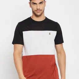AUXAMIS Men Colourblocked Extended Sleeves Pockets T-shirt-picture-18