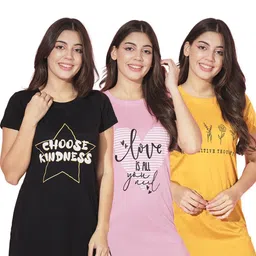 TRENDY WORLD Women Black Tshirts-picture-10