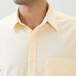 ColorPlus Men Comfort Fit Conversational Printed Spread Collar Cotton Casual Shirt image 5