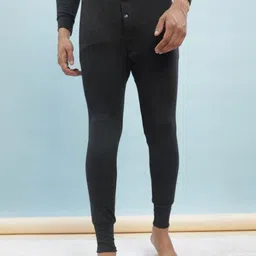 Dollar Men Pack of 2 Solid Thermal Trousers-image-48