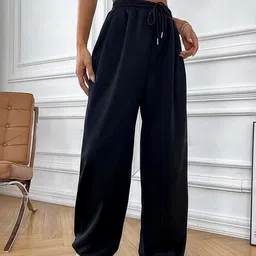 PRICHA Women Original Loose Fit High-Rise Trousers-image-3