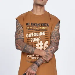 Eszett Men Typography Printed Round Neck Cotton Oversized T-shirt-picture-32