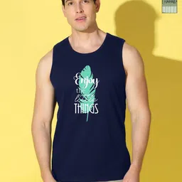 WOOSTRO Men Pack of 2 Typography Printed Round Neck Cotton Slim Fit Sports T-shirts-picture-28