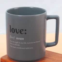 CLAY CRAFT Cleo Grey & White Printed Ceramic Microwave Safe Mugs 420ml-image-70