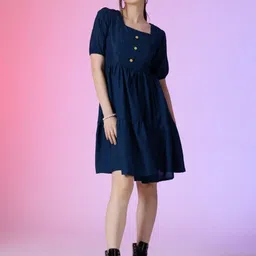 Krunal Raiyani Women Fit & Flare Dress-image-56