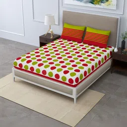 MILAAV White 144 TC Bedsheet with 2 Pillow Covers-picture-14