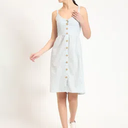 BAESD Ethnic Motifs Print Formal Fit & Flare Dress-image-13