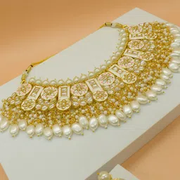 TISHUL JEWELS Gold Plated & Beaded Jewellery Set-picture-40