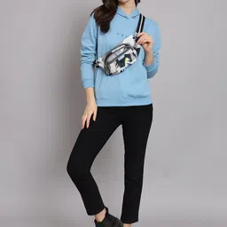 7 ISLANDS Women Printed Hooded Sweatshirt image 5
