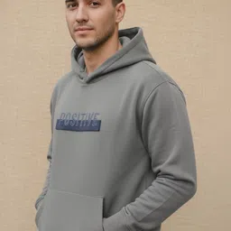 STARFOX Men Printed Hooded Sweatshirt image 4