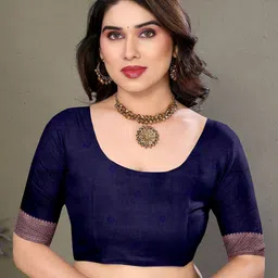 VEDANT VASTRAM Woven Design Zari Saree image 3