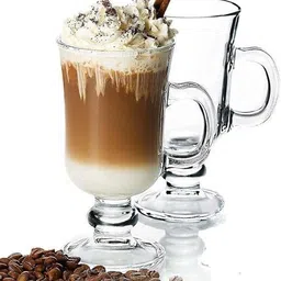 homoryx IRISH COFFEE MUG2 250ML 6PCS Glass Coffee Mug image 3