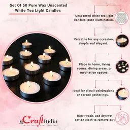 flipkart smartbuy Tealight Candle image 5