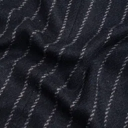 Mr Bowerbird Tailored Fit Self Striped Notched Lapel Double-Breasted Blazers image 3