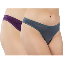 ORLIZEA Pack of 2 Women Low-Rise Cotton Blend Thongs image 5