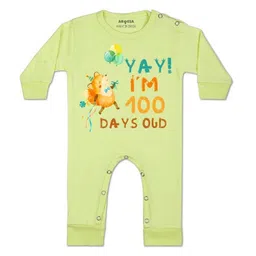 arvesa 100 Days Birthday Printed Baby Rompers-picture-20
