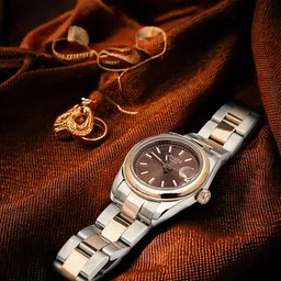 QORUM INDIA Evara Women Round Dial & Bracelet Style Straps Analogue Watch G123 Evara_16_N image 4