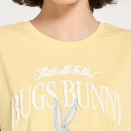 Honey by Pantaloons Cartoon Character Print Pure Cotton short Top image 2