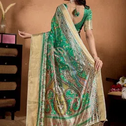 LALITATEX Silk Blend Mysore Silk Saree image 3