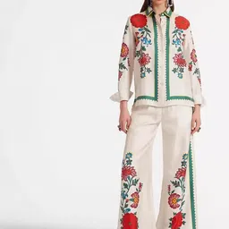 JC Mode Women Printed Shirt With Trousers Co-Ords-image-21