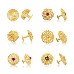 VIVASTRI Women Gold-Plated Alloy Earrings-picture-31