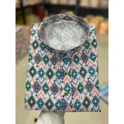 LAZZLY Men Embellished Thread Work Kurta image 5