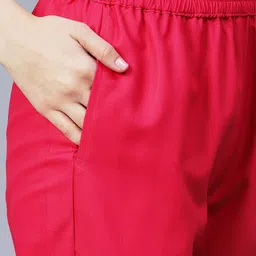 Anni Designer Women Floral Printed Regular Kurta with Trousers & With Dupatta image 3