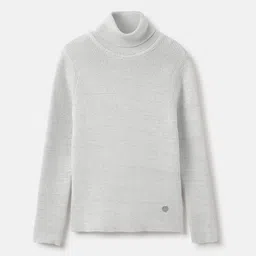 Blue Giraffe Girls Turtle Neck Full Sleeves Pullover-picture-41