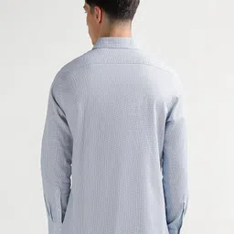 Arrow Men Geometric Printed Spread Collar Pure Cotton Formal Shirt image 2