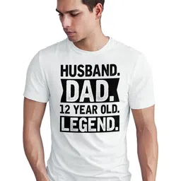 Seekbuylove Typography Printed Round Neck Bio Finish Cotton T-shirt-picture-27