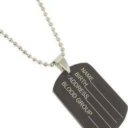 Utkarsh Silver-Plated Geometric Pendants with Chains-picture-10