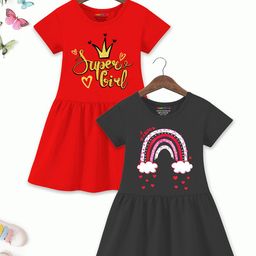 YK X Trampoline Print A-Line Dress-picture-46